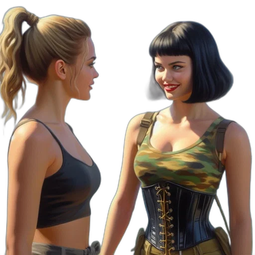 concept art, comic book art, 3d render, fantasy art transparent PNG cut-out