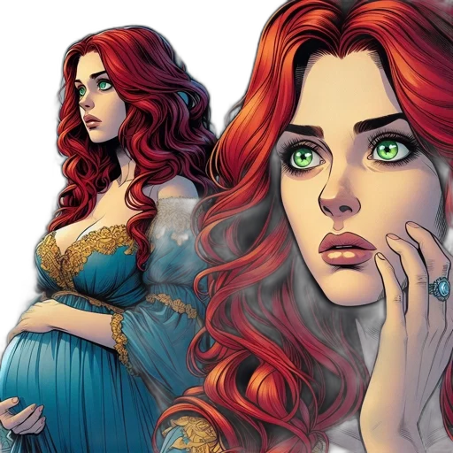 comic book art, fantasy art, concept art, photorealistic transparent PNG cut-out