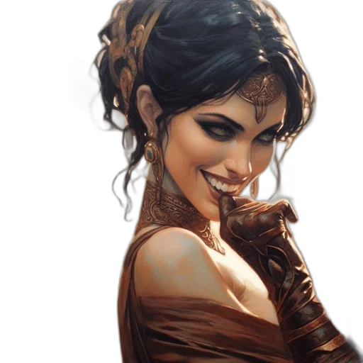 face, comic book art, fantasy art, photorealistic transparent PNG cut-out