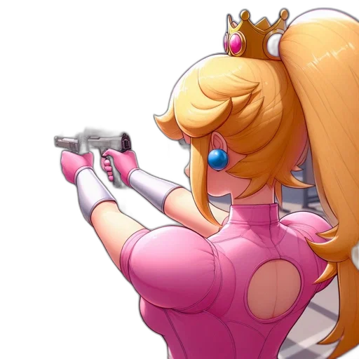 weapon, crown, staff, vaporwave transparent PNG cut-out