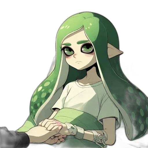 staff, creature, dress, mask transparent PNG cut-out