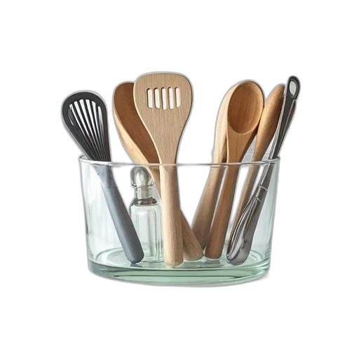 food, 3d render, transparent, glass transparent PNG cut-out