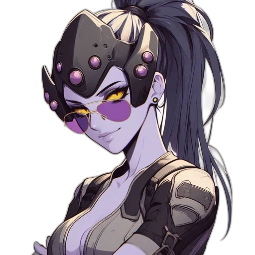 mask, cyberpunk, concept art, fantasy art transparent PNG cut-out