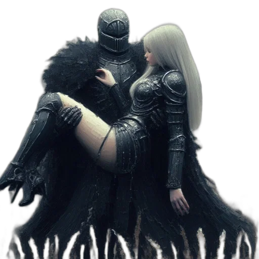sword, mask, creature, weapon transparent PNG cut-out