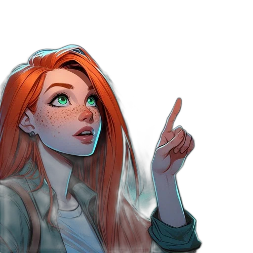 face, jacket, staff, concept art transparent PNG cut-out