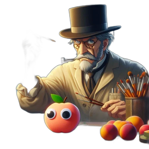 food, staff, hat, concept art transparent PNG cut-out
