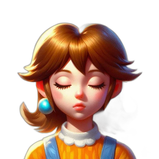 face, staff, dress, hair transparent PNG cut-out