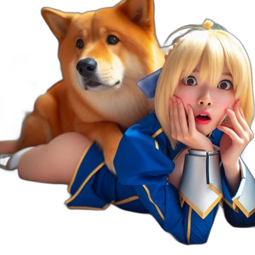 animal, staff, creature, anime transparent PNG cut-out
