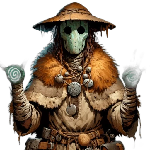 mask, face, staff, jacket transparent PNG cut-out