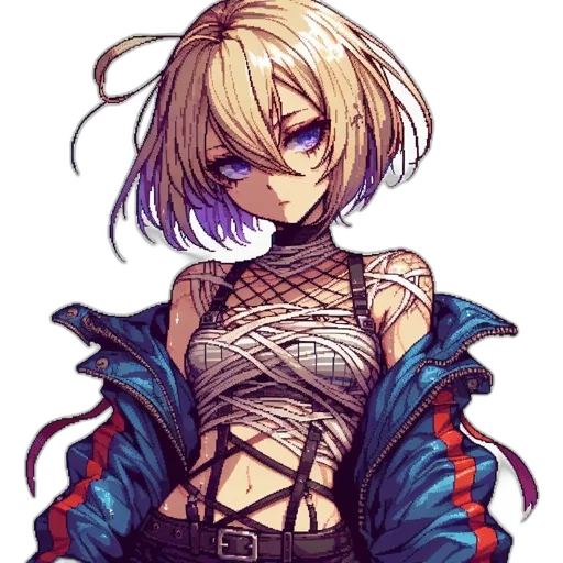 jacket, dress, mask, staff transparent PNG cut-out