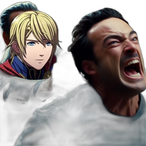 face, weapon, concept art, anime transparent PNG cut-out