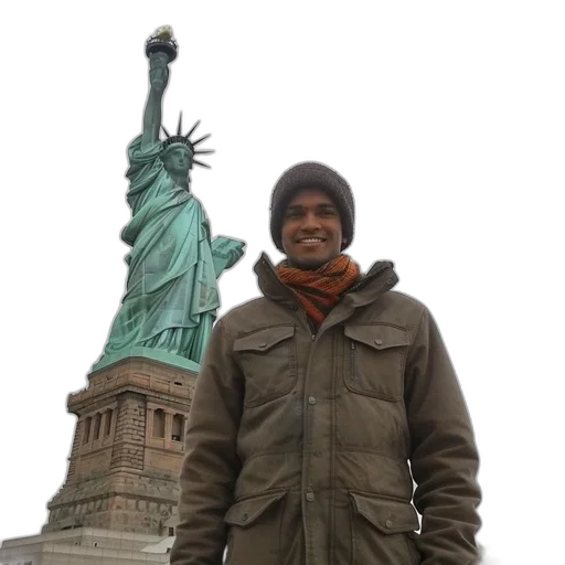 staff, jacket, man, brown transparent PNG cut-out
