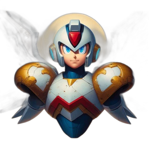 robot, mask, concept art, 3d render transparent PNG cut-out