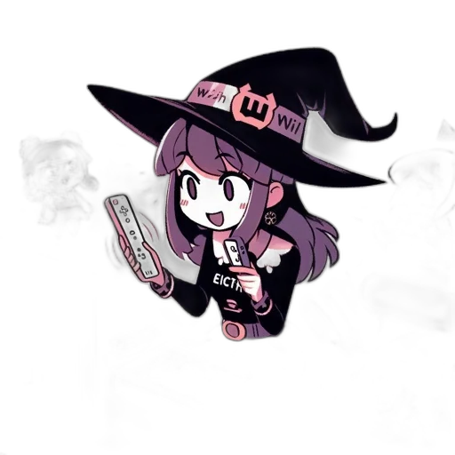 staff, hat, weapon, pixel art transparent PNG cut-out