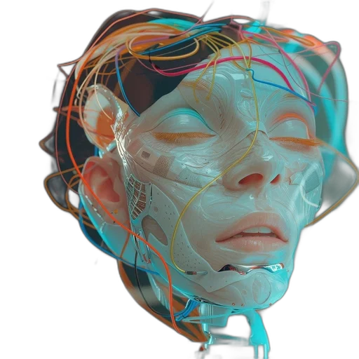 mask, face, robot, crown transparent PNG cut-out