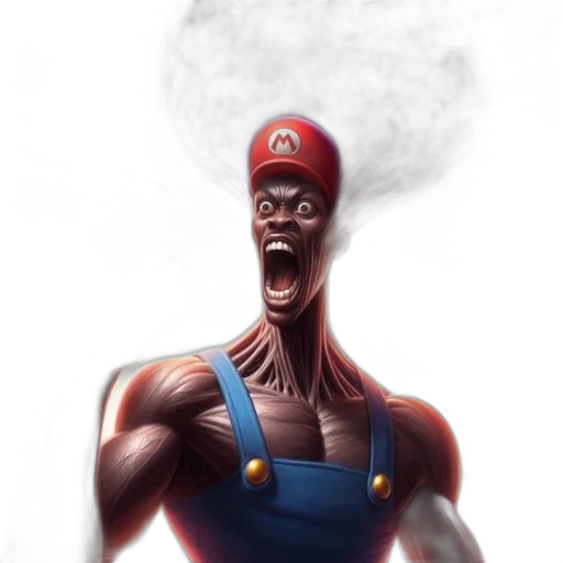 face, creature, hat, hair transparent PNG cut-out