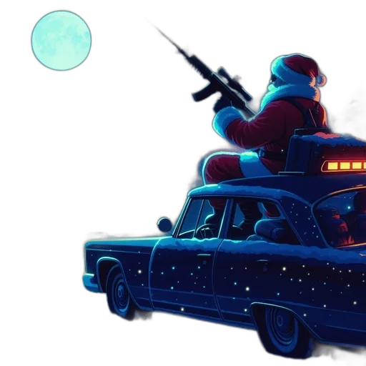 car, weapon, concept art, comic book art transparent PNG cut-out