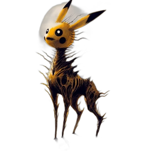creature, animal, mask, staff transparent PNG cut-out