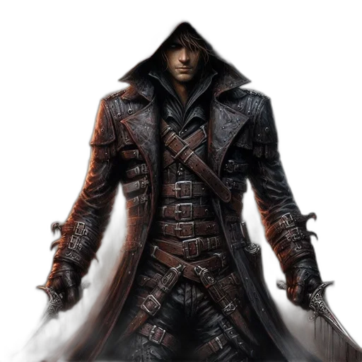 jacket, concept art, fantasy art, comic book art transparent PNG cut-out