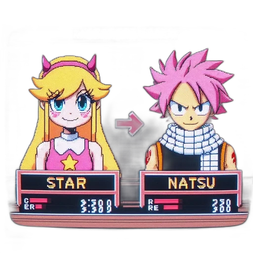 anime, pixel art, 3d render, concept art transparent PNG cut-out