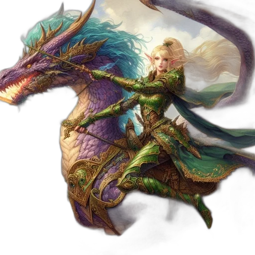 dragon, fantasy art, concept art, photorealistic transparent PNG cut-out