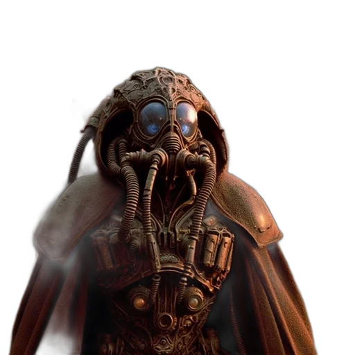 mask, creature, robot, face transparent PNG cut-out