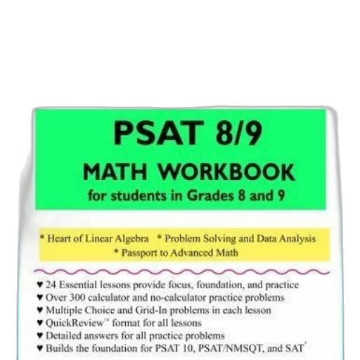 psat, math, workbook, grades transparent PNG cut-out
