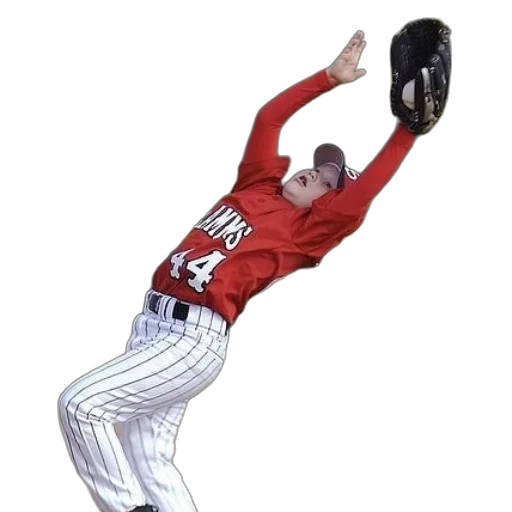 photorealistic, baseball, player, wearing transparent PNG cut-out