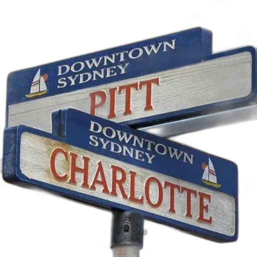 city street, street, signs, sydney transparent PNG cut-out