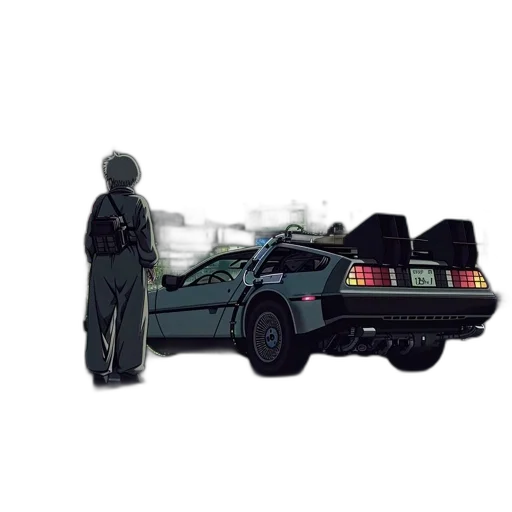 car, robot, jacket, concept art transparent PNG cut-out