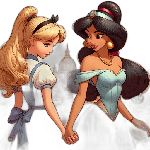 concept art, cartoon, fantasy art, comic book art transparent PNG cut-out