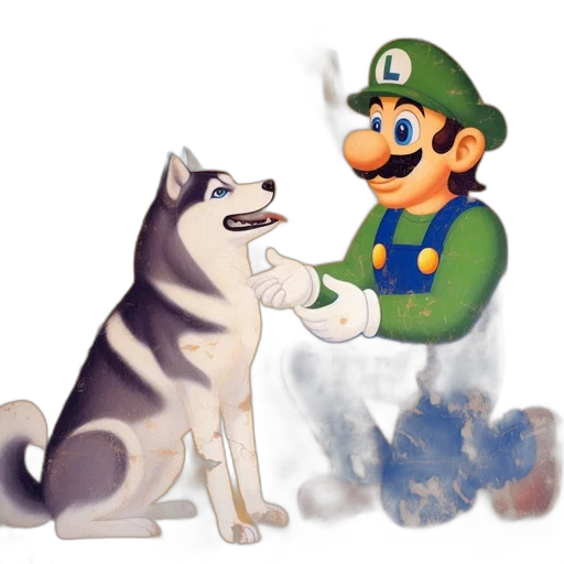animal, creature, staff, weapon transparent PNG cut-out