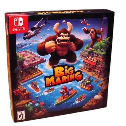concept art, 3d render, big, maring transparent PNG cut-out