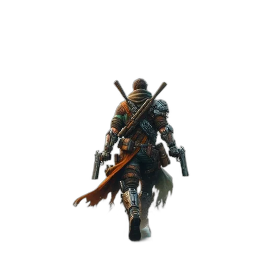 weapon, sword, staff, creature transparent PNG cut-out