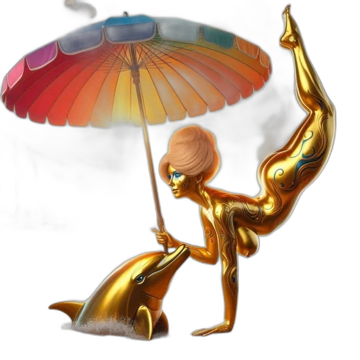 umbrella, robot, staff, jewelry transparent PNG cut-out