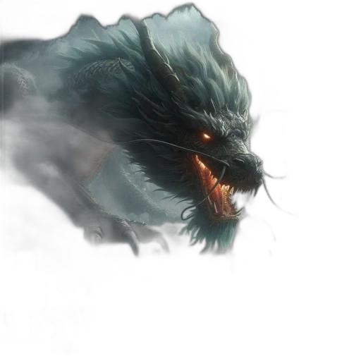 dragon, creature, mask, animal transparent PNG cut-out