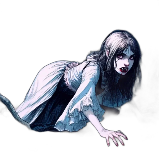 creature, staff, mask, dress transparent PNG cut-out