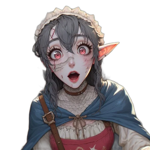 mask, face, staff, creature transparent PNG cut-out