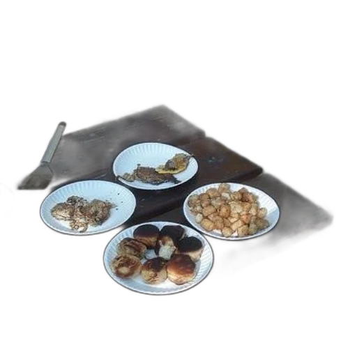 food, jewelry, 3d render, earth tones transparent PNG cut-out