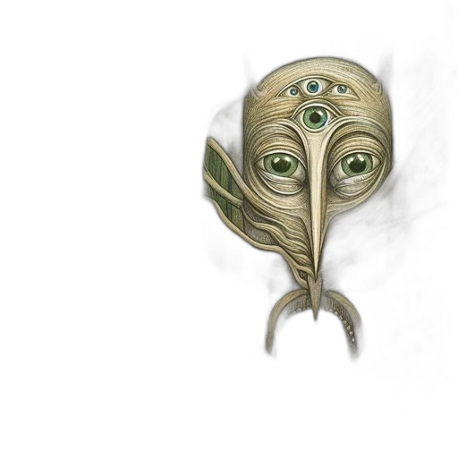 mask, face, staff, jewelry transparent PNG cut-out
