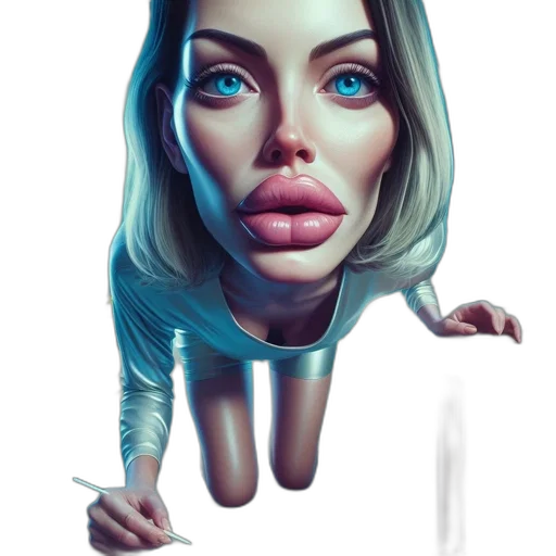 face, mask, robot, creature transparent PNG cut-out