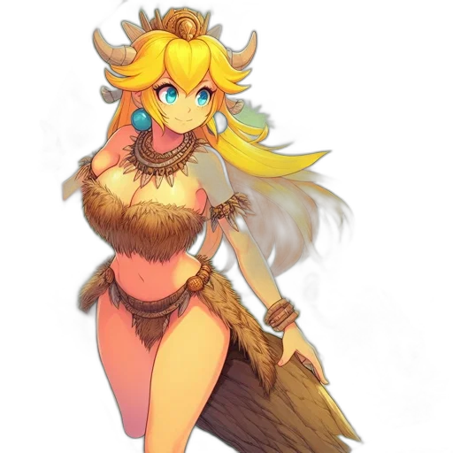 dress, staff, crown, dragon transparent PNG cut-out