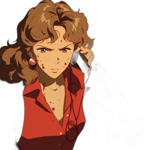jacket, face, anime, concept art transparent PNG cut-out