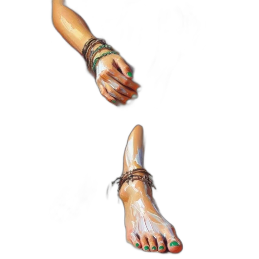 jewelry, shoes, staff, weapon transparent PNG cut-out