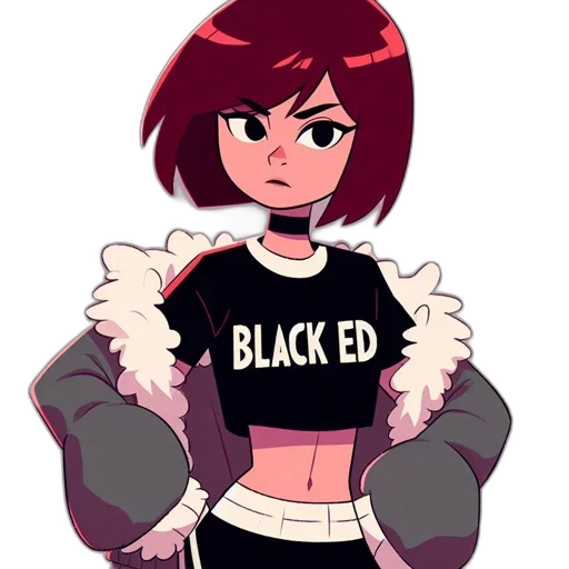 jacket, dress, staff, pixel art transparent PNG cut-out