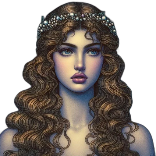 crown, face, jewelry, hair transparent PNG cut-out
