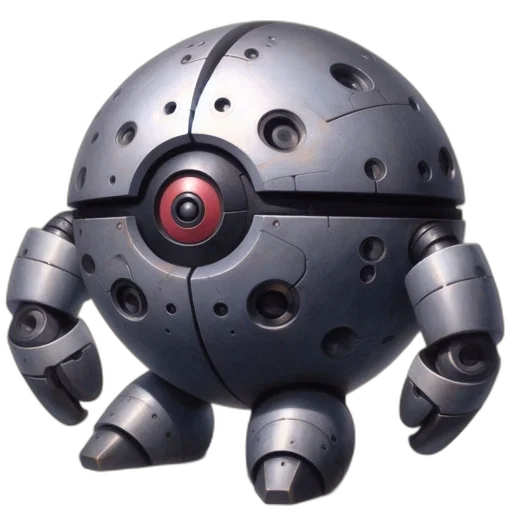 robot, creature, weapon, 3d render transparent PNG cut-out