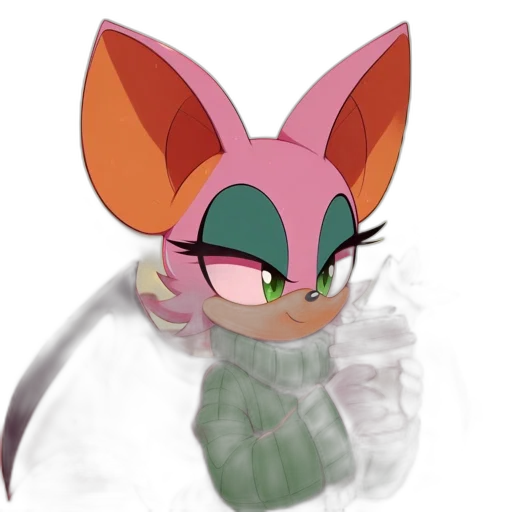 mask, creature, jacket, staff transparent PNG cut-out