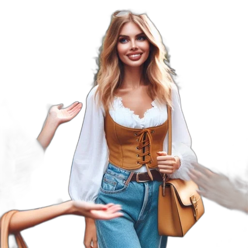 dress, photorealistic, concept art, fantasy art transparent PNG cut-out