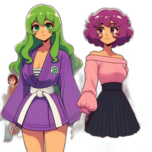 dress, concept art, pixel art, anime transparent PNG cut-out
